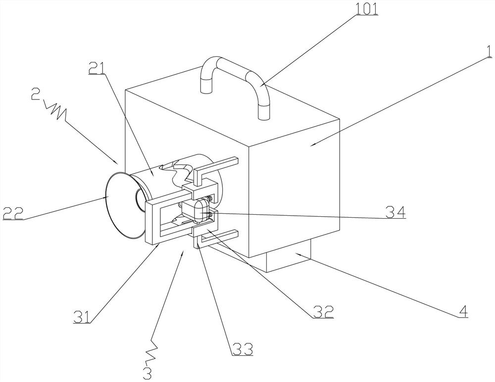 Freezer deicing device and using method thereof