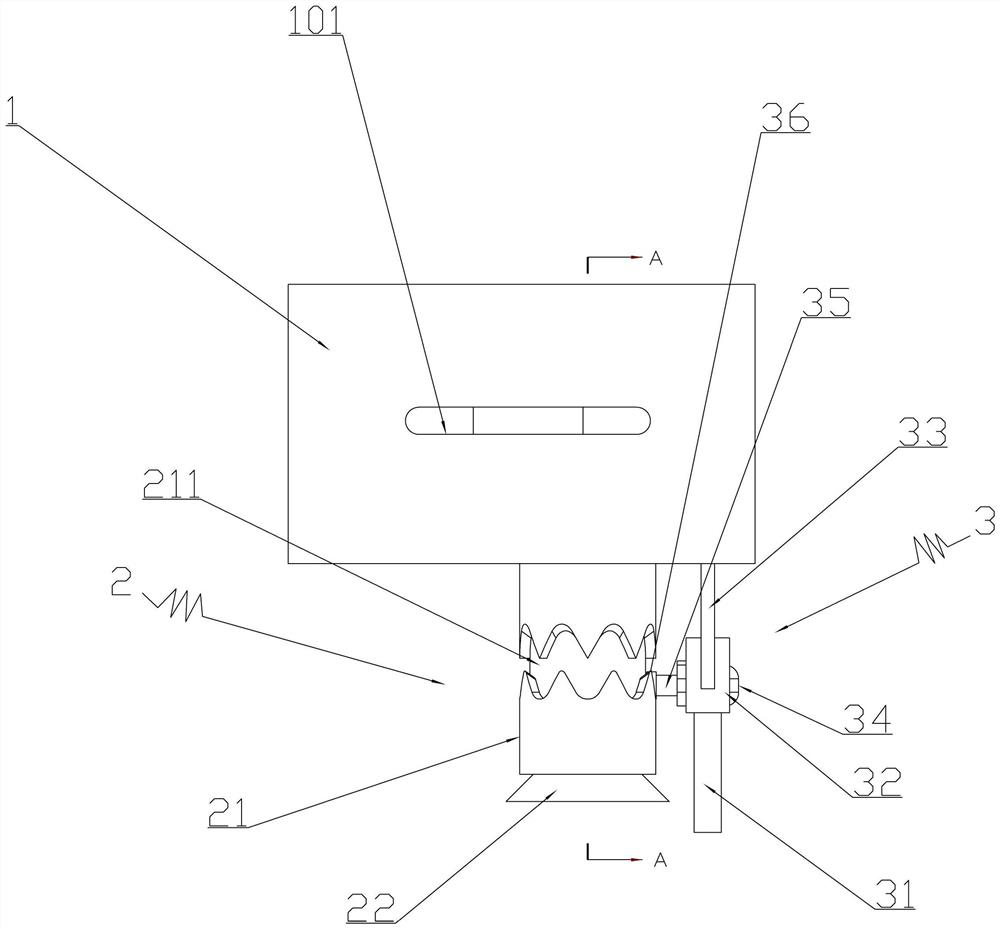 Freezer deicing device and using method thereof