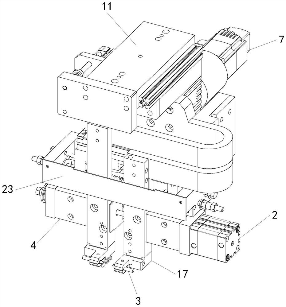 Synchronous pressure welding device