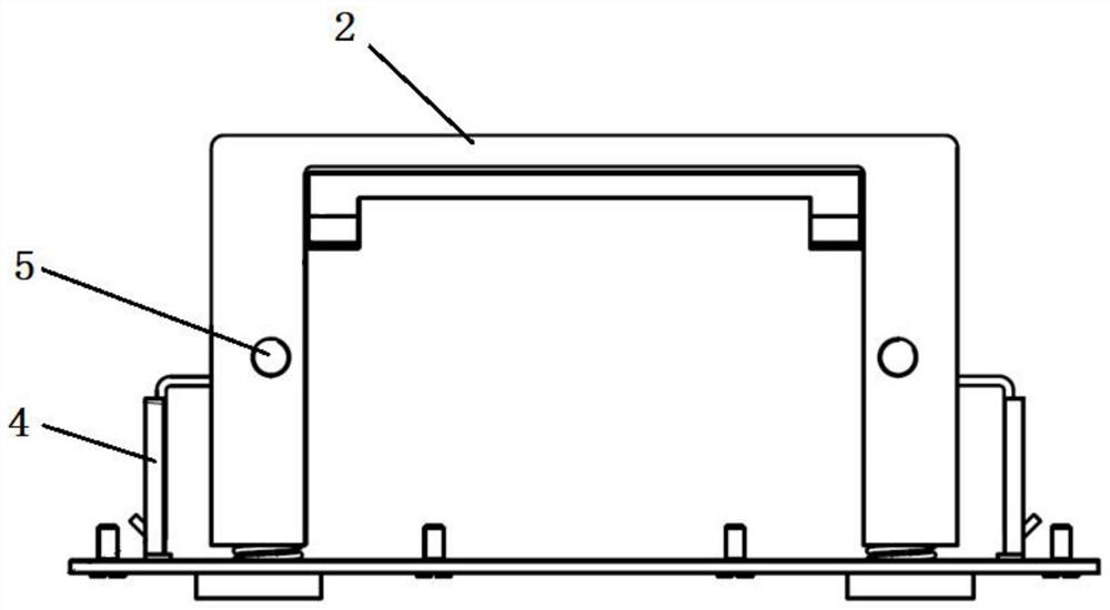 Handrail structure with self-locking reset function