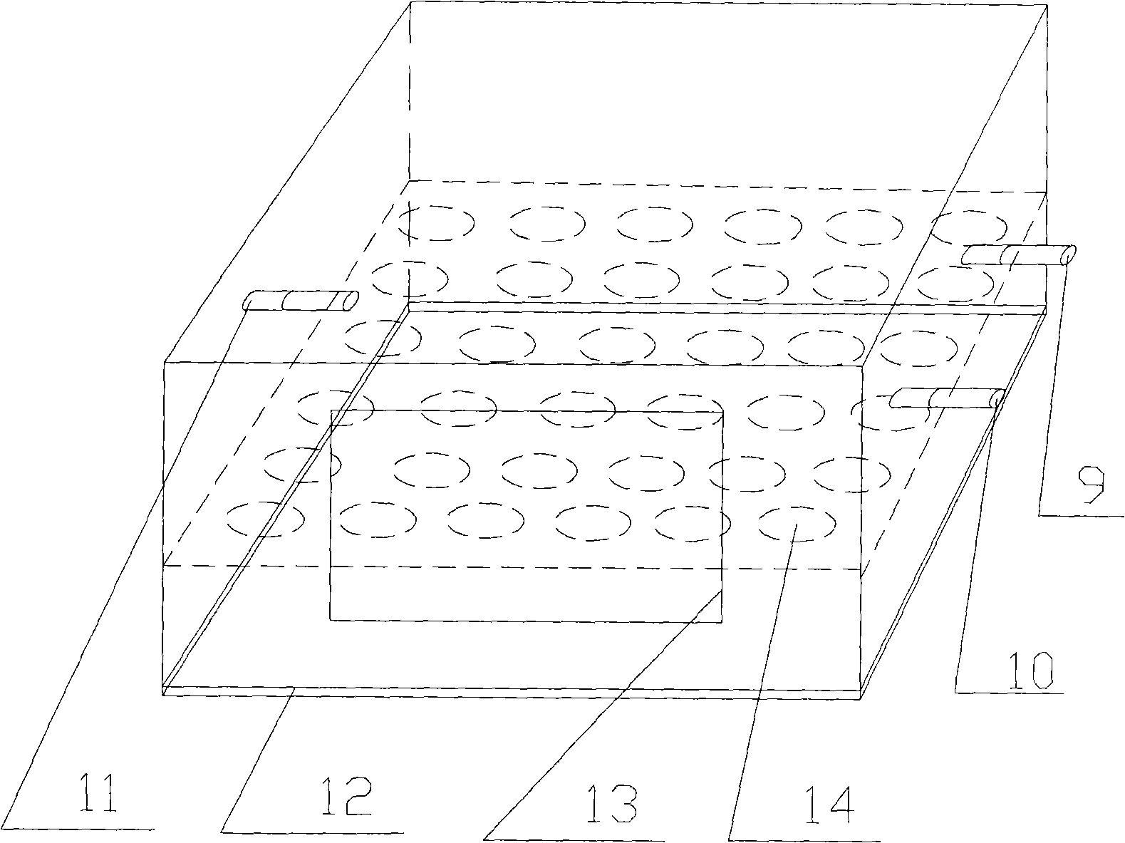 Animal experiment device capable of providing intermittence low-oxygen environment