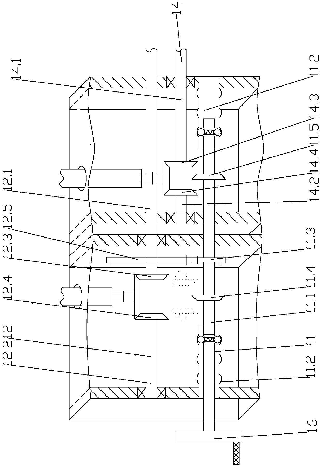 A kind of manual lift bed for dormitory