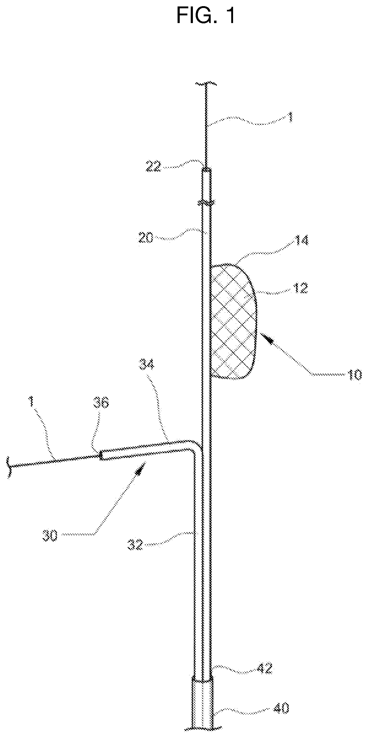 Tricuspid regurgitation surgical instrument having position-fixing tube