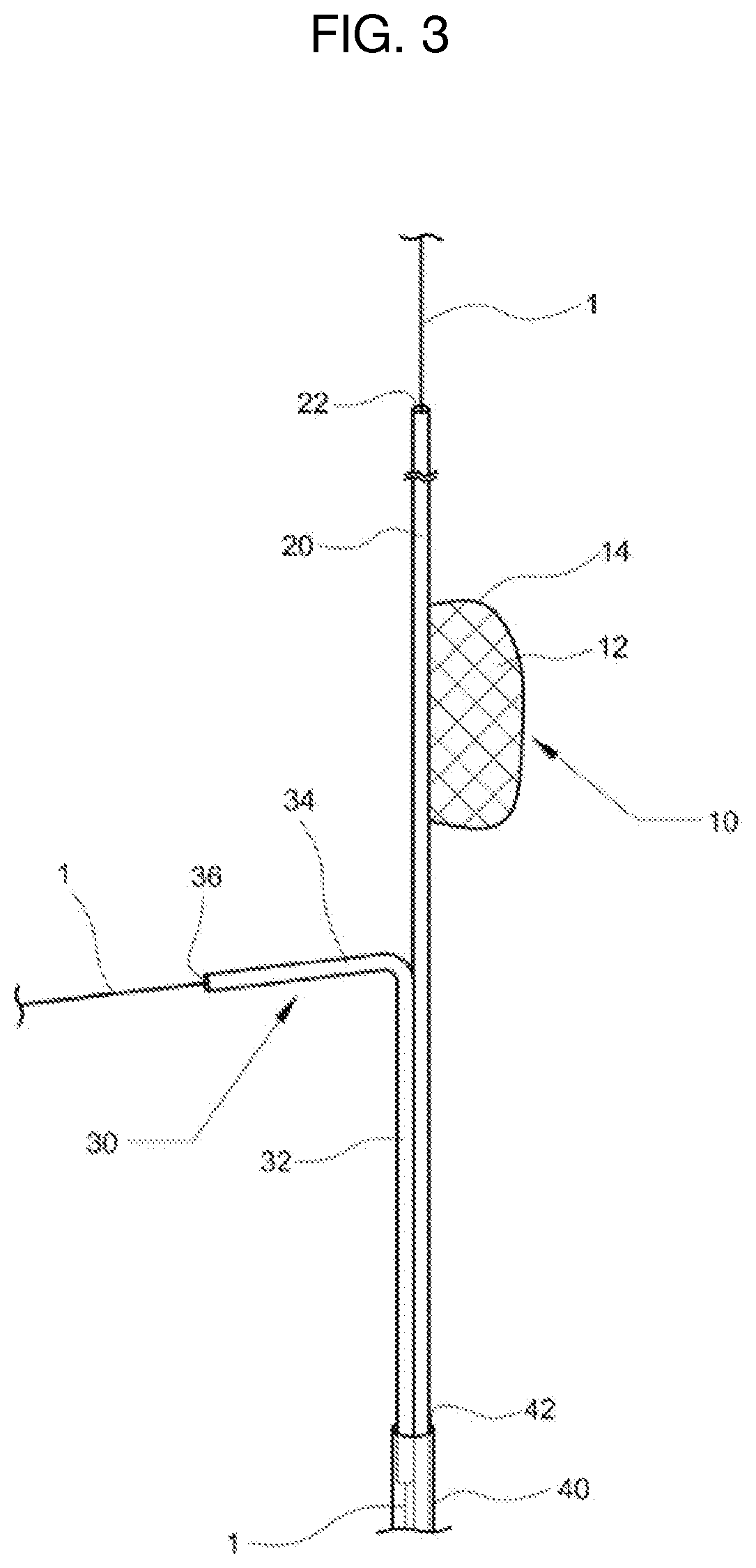 Tricuspid regurgitation surgical instrument having position-fixing tube