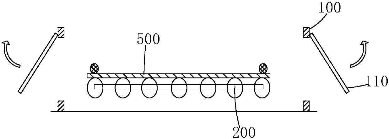 Dip-mode etching device and dip-mode etching method