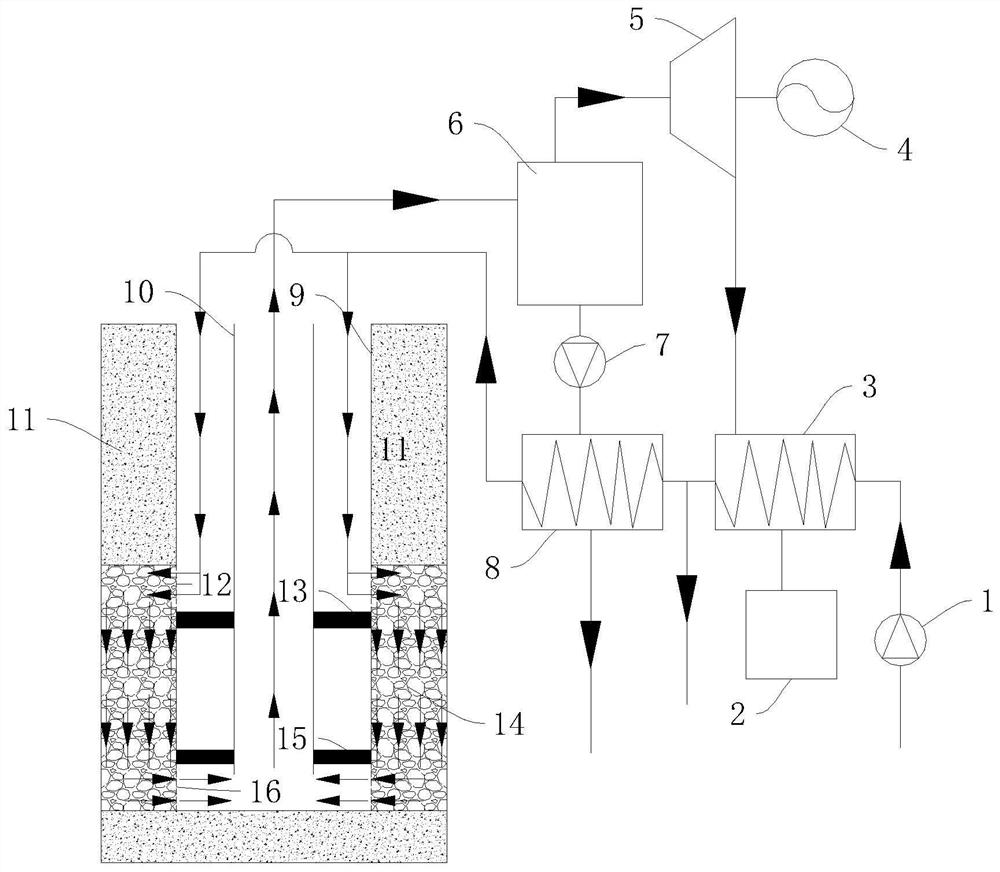 An island man-made porous system geothermal energy power desalination cogeneration system