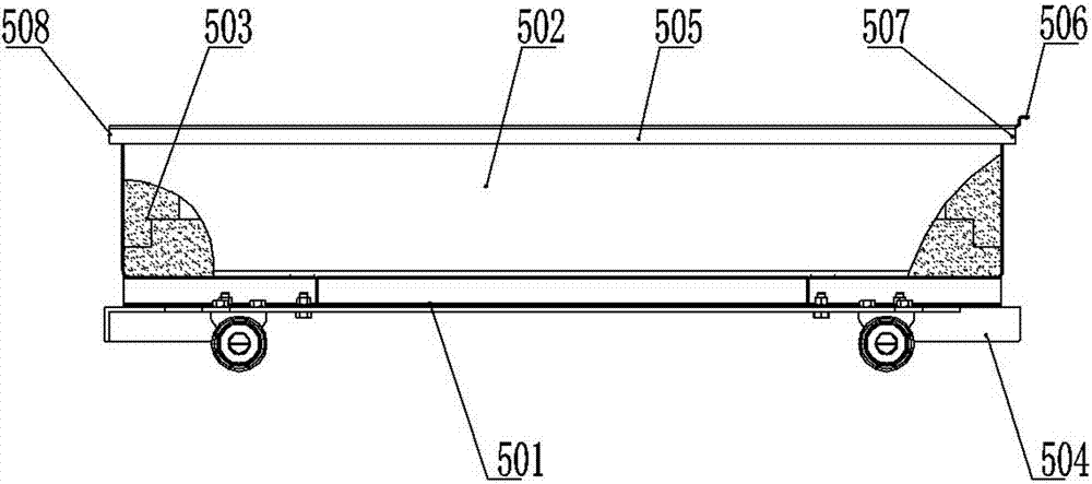 Microwave high-temperature continuous tunnel kiln