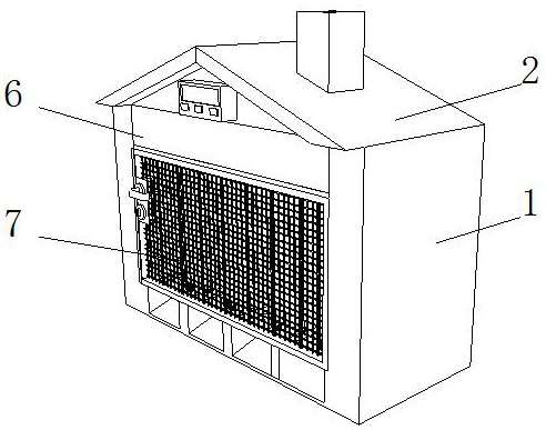 Intelligent garbage classified collection house and control method thereof