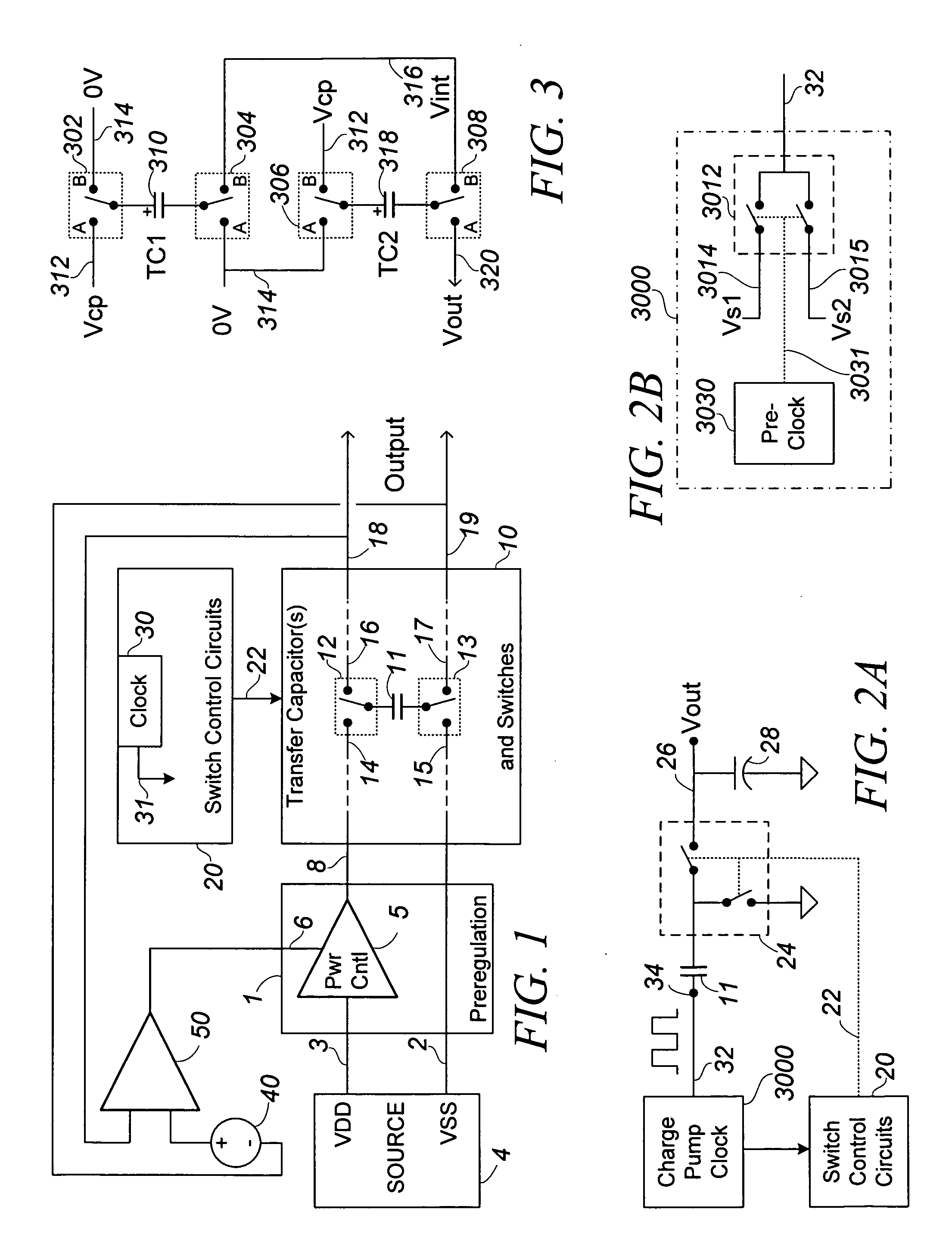 Low-Noise High Efficiency Bias Generation Circuits and Method