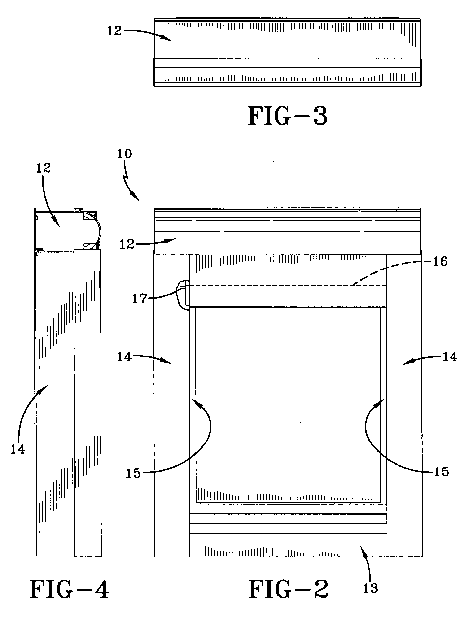 Assembly to lock a storm curtain adjacent to an opening in a building