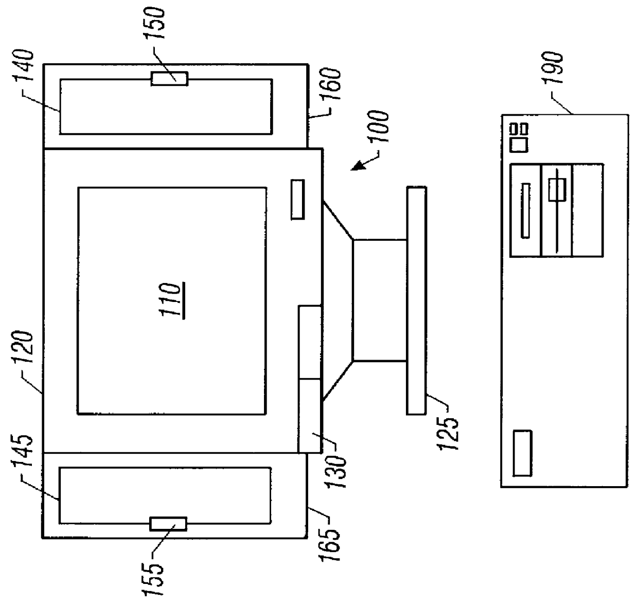 Multimedia monitor testing apparatus and method