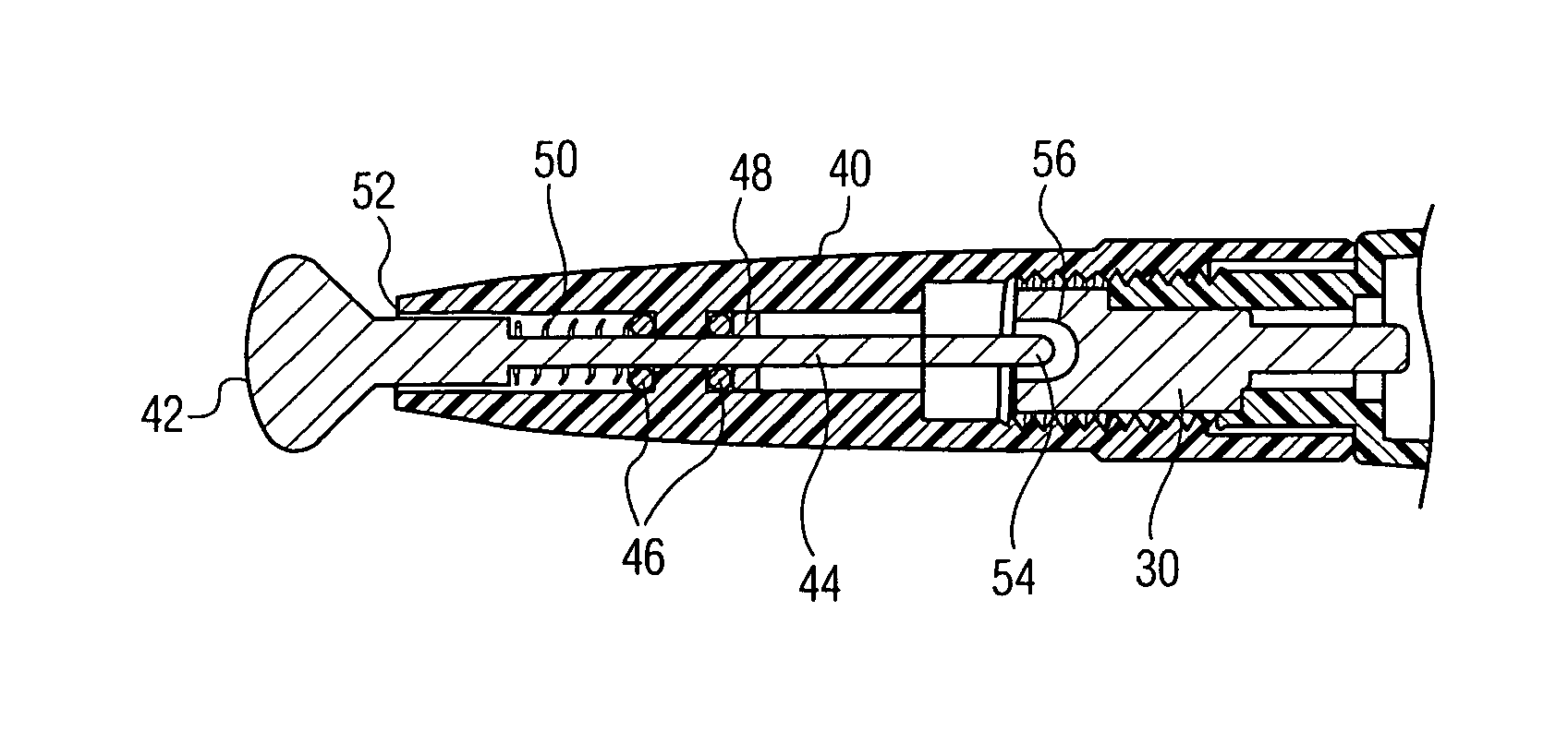 Radio-frequency treatment of skin tissue with shock-free handpiece