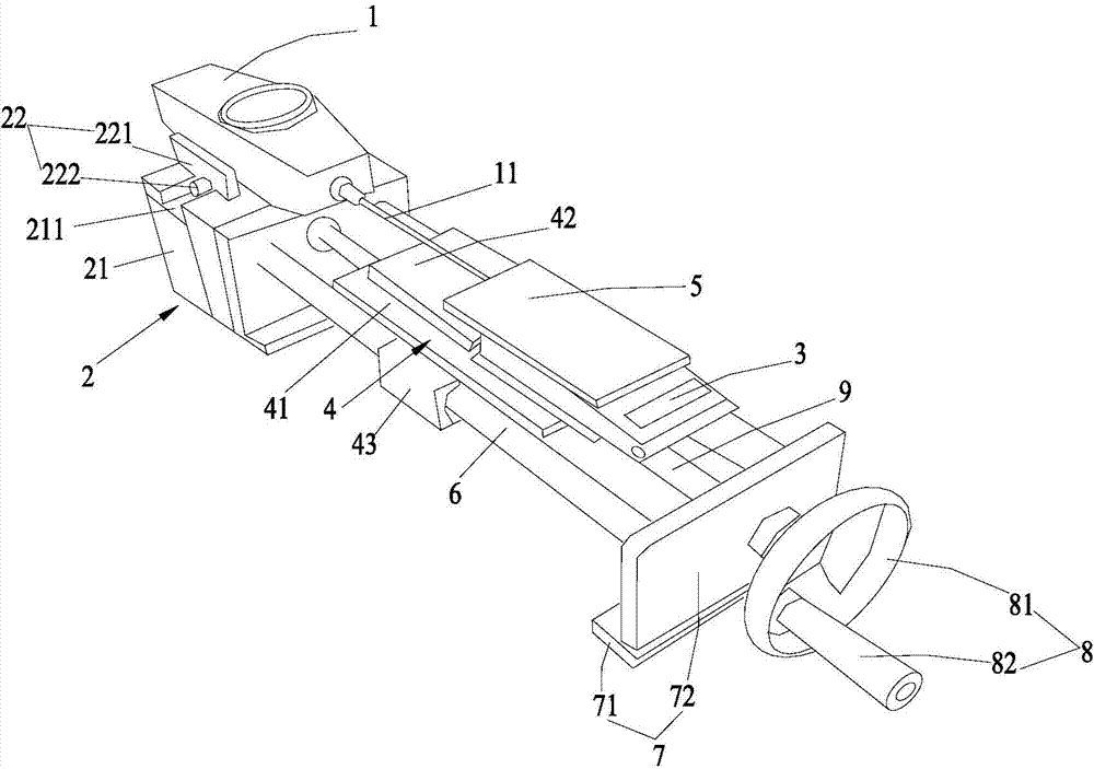 Device for testing pull-out force of push-pull battery cover of mobile phone and method for testing handfeel of push-pull battery cover of mobile phone