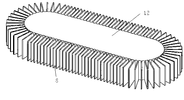 Microgroove group composite phase change radiator