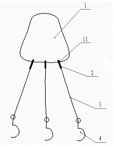 Multi-leg chain rigging set