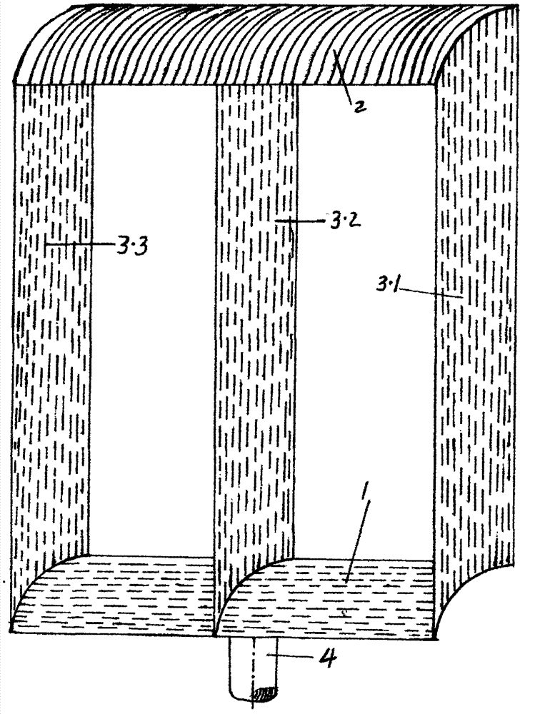 Scale-like combination blade