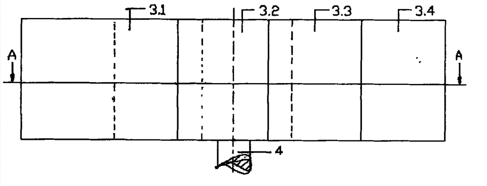 Scale-like combination blade