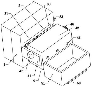 A multi-strand wire and cable synchronous stripping device