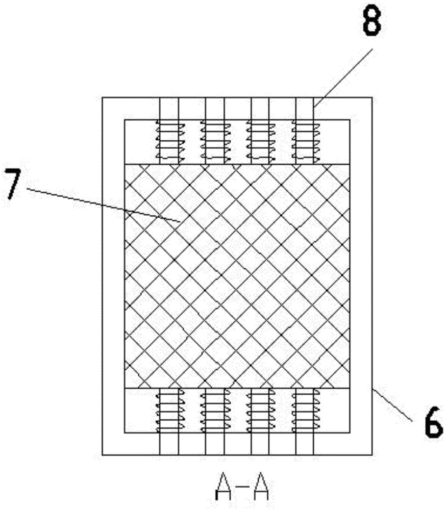 Damping mounting rack for smoothing reactor