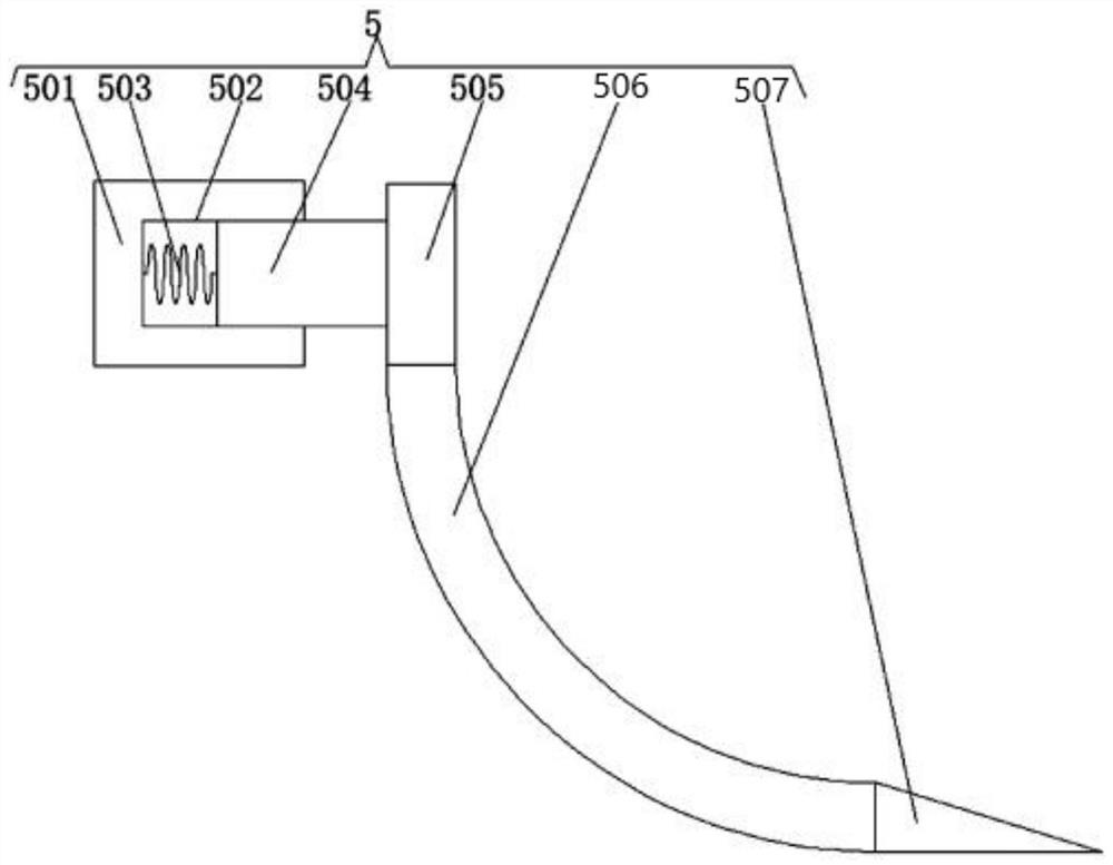 Glutinous rice cake processing device based on reciprocating secondary hammering acting force and use method