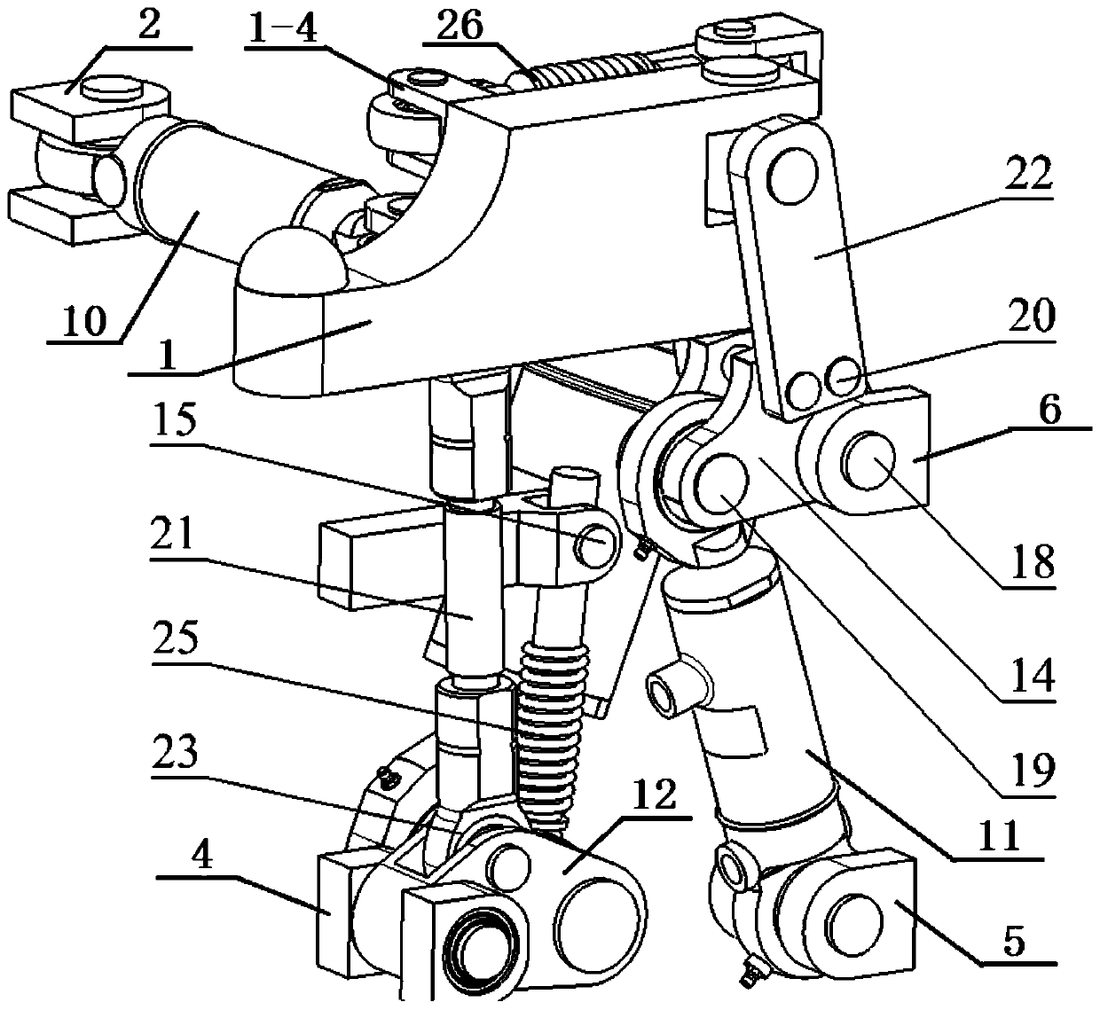 Transfer mechanism used for large heavy-load components under nuclear environment