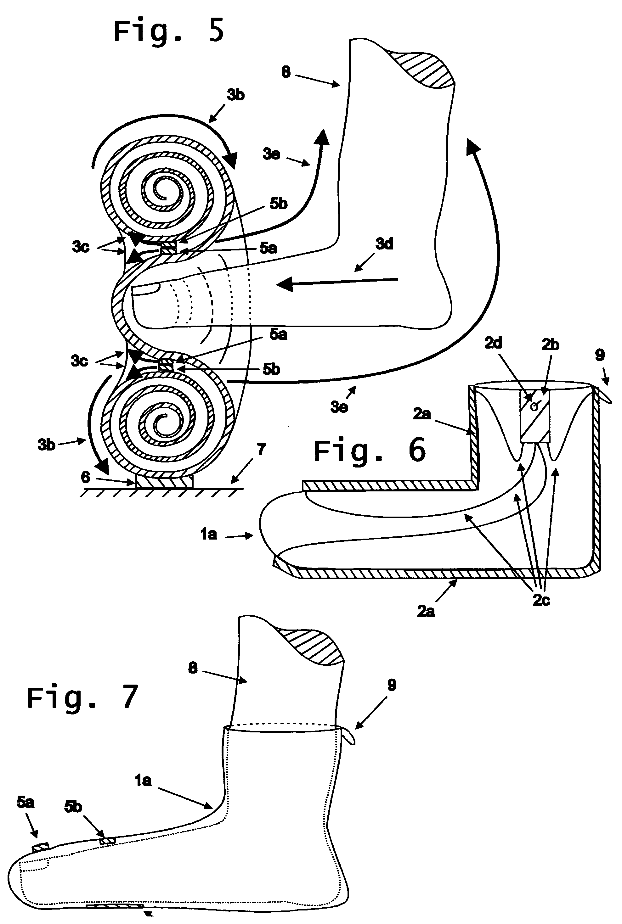 Device and method to assist in putting on tubular garments or coverings, for example, socks and condoms and gloves