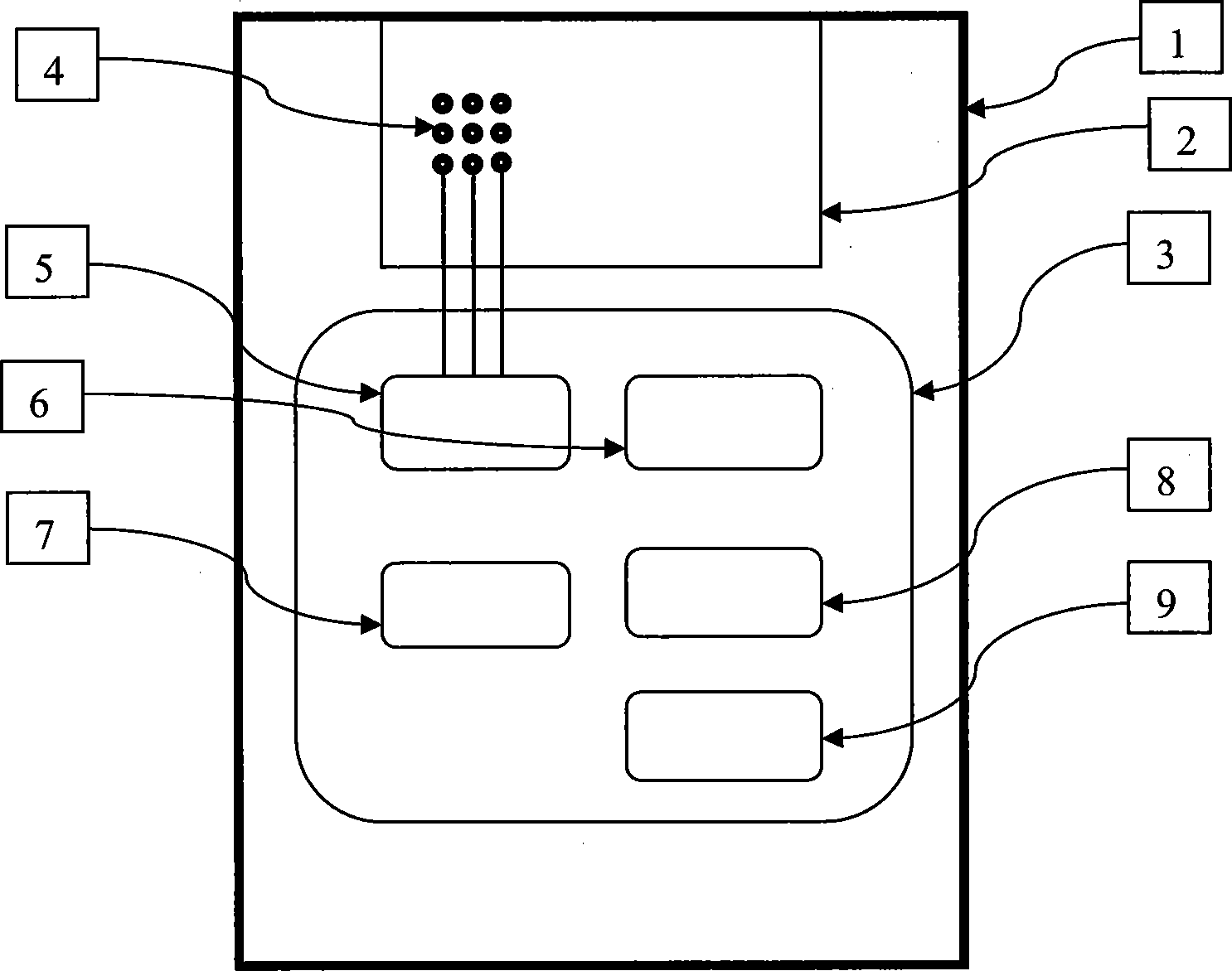 Intelligent separated SIM card clamping base device and communication method