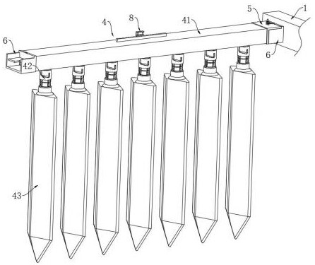 A kind of wind power equipment installation foundation construction construction machinery