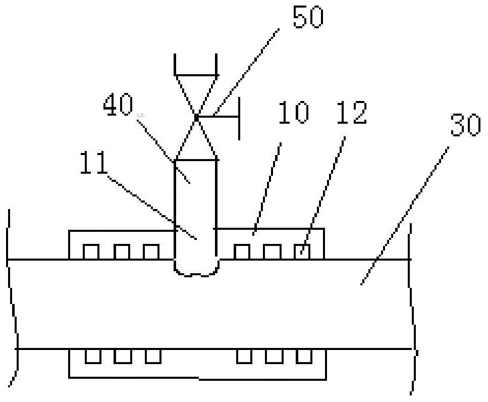 Punching auxiliary device for steel skeleton polyethylene plastic composite pipe