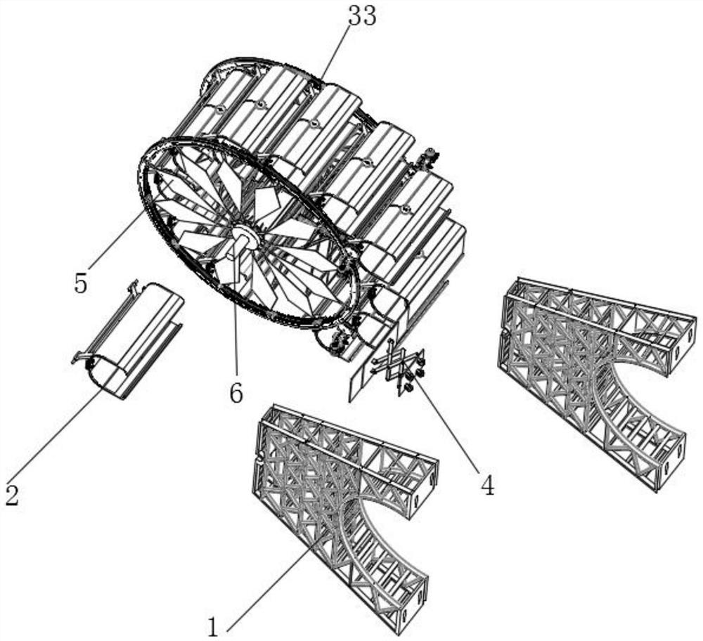 A hardware tool storage device with large storage capacity and easy to find