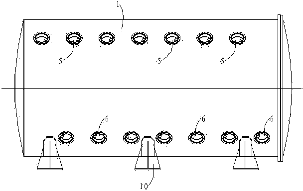 Horizontal multi-arc coating chamber