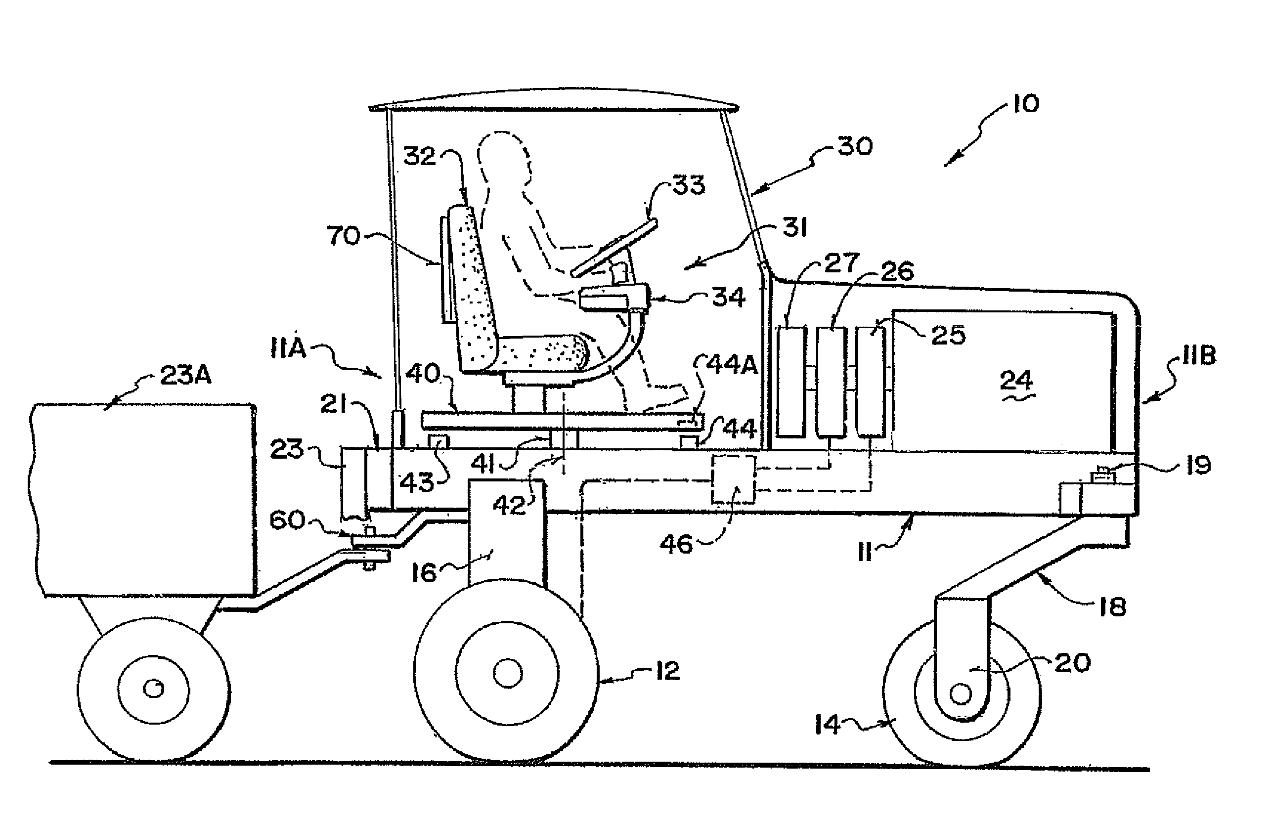 Cab suspension