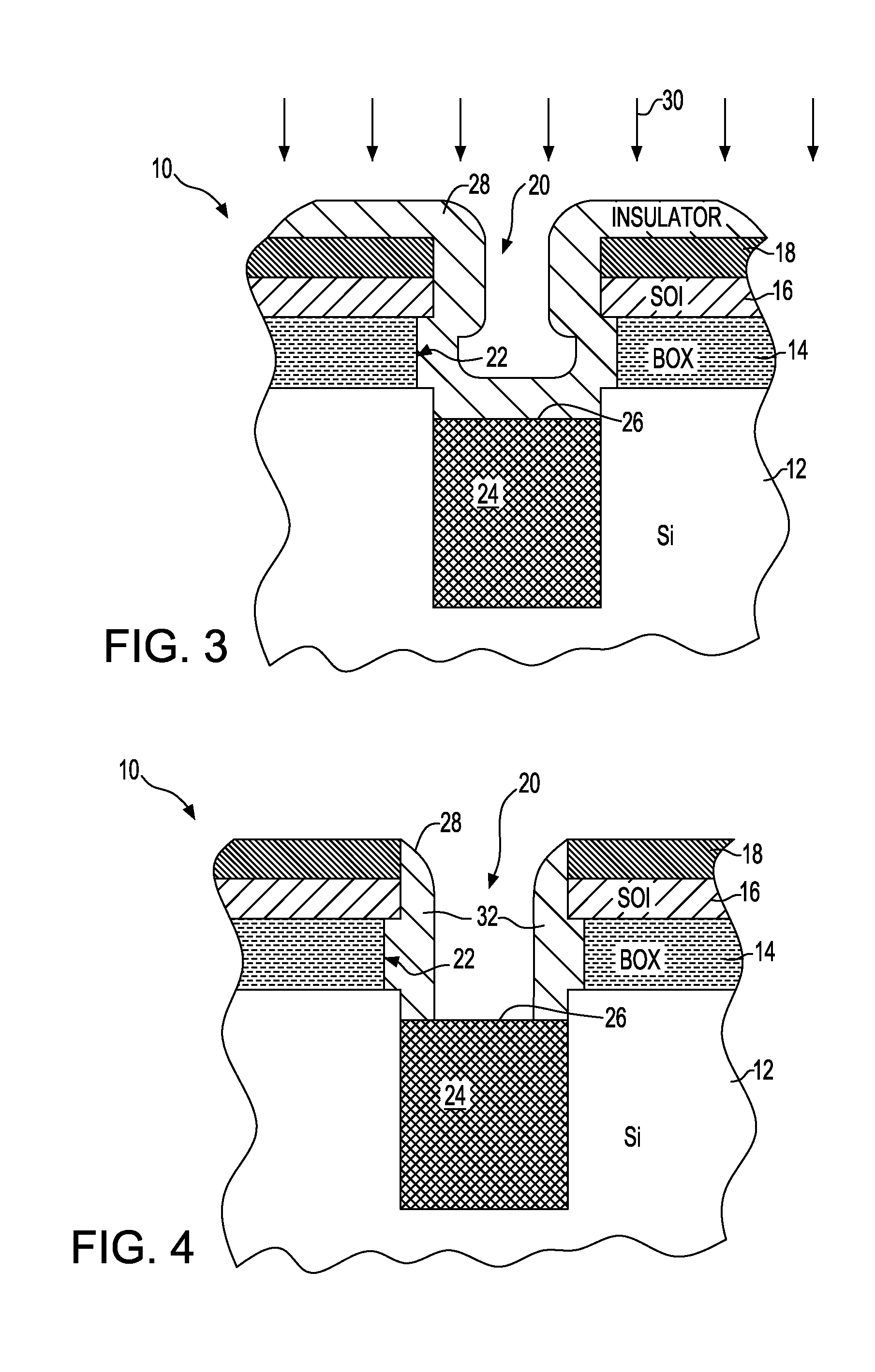 Method for forming a semiconductor structure to remedy box undercut and structure formed thereby