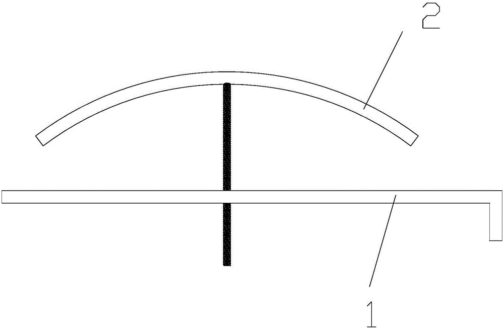 Material supporting device and method