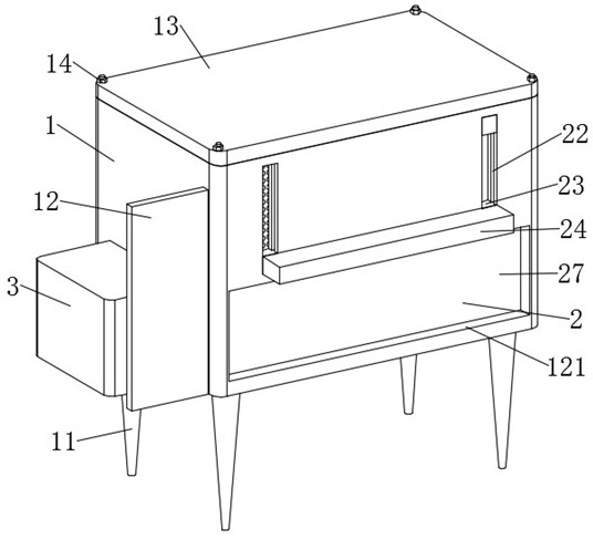 Automatic drainage device for farmland