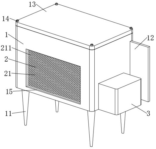 Automatic drainage device for farmland