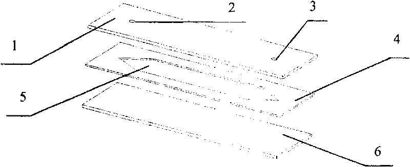 Non-filling type nucleic acid extraction device and its preparing method and application