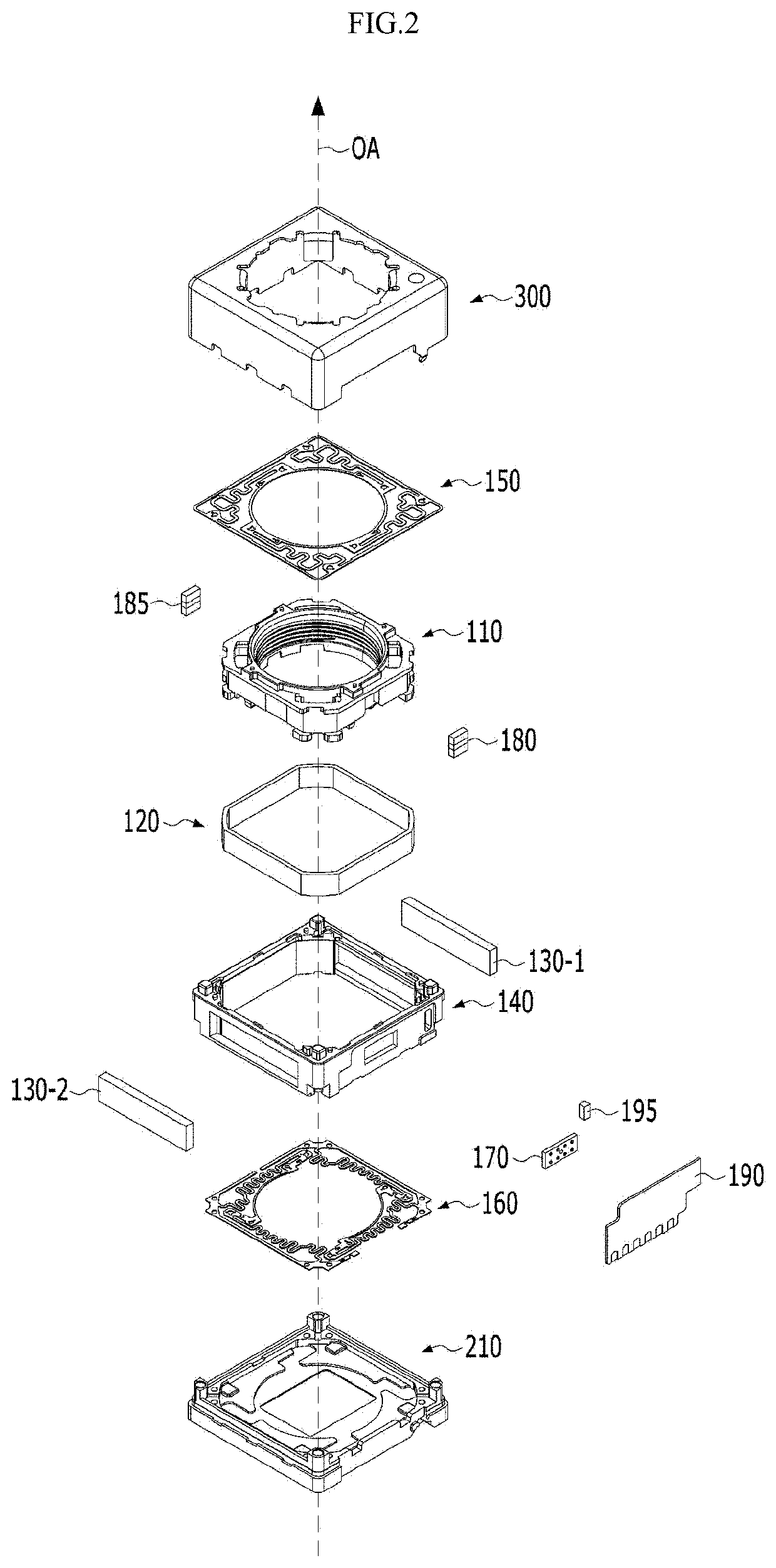 Lens driving device, and camera module and optical device including same lens