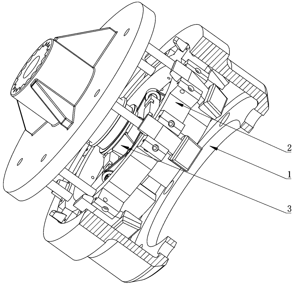 Combined anti-lock brake drum for heavy-duty car