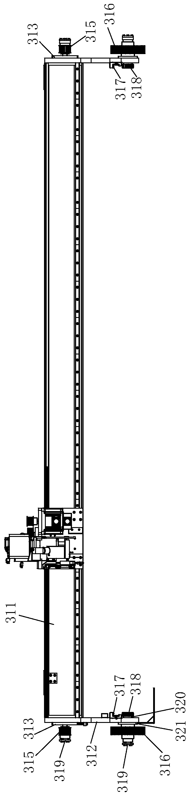 Full-automatic glass laser melting marking equipment and working method thereof