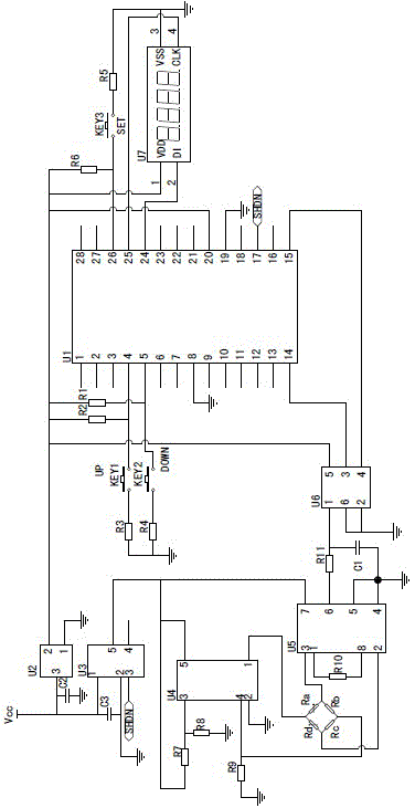 Micro power digital pressure gauge and pressure measuring method