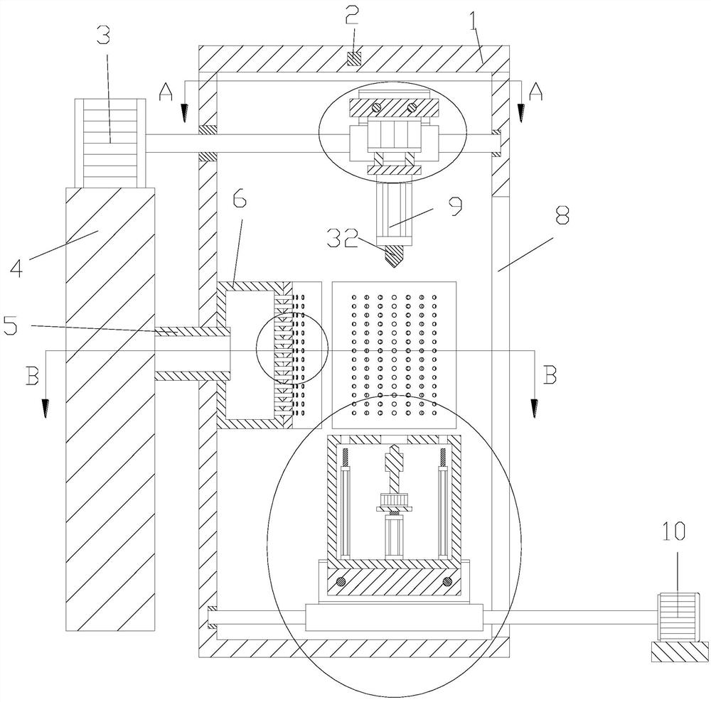 An automatic sub-mesh grinding and collecting device for raw ore and its application method