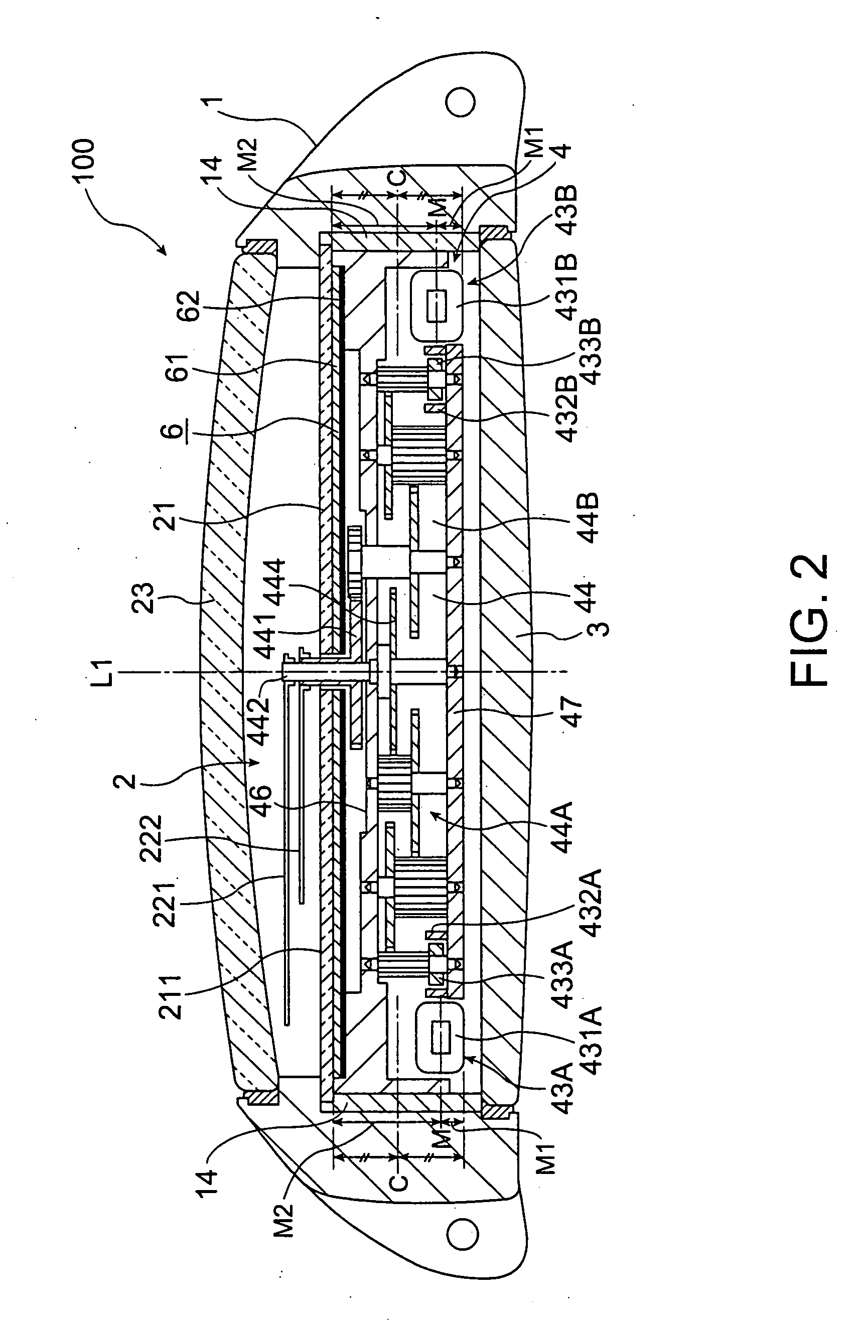 Electric watch with radio communication function