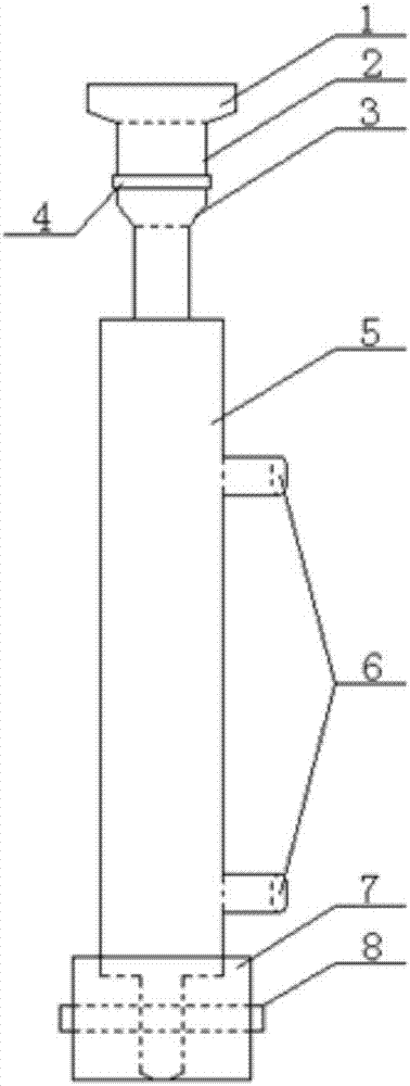 Stabilizing device for coalmine driller