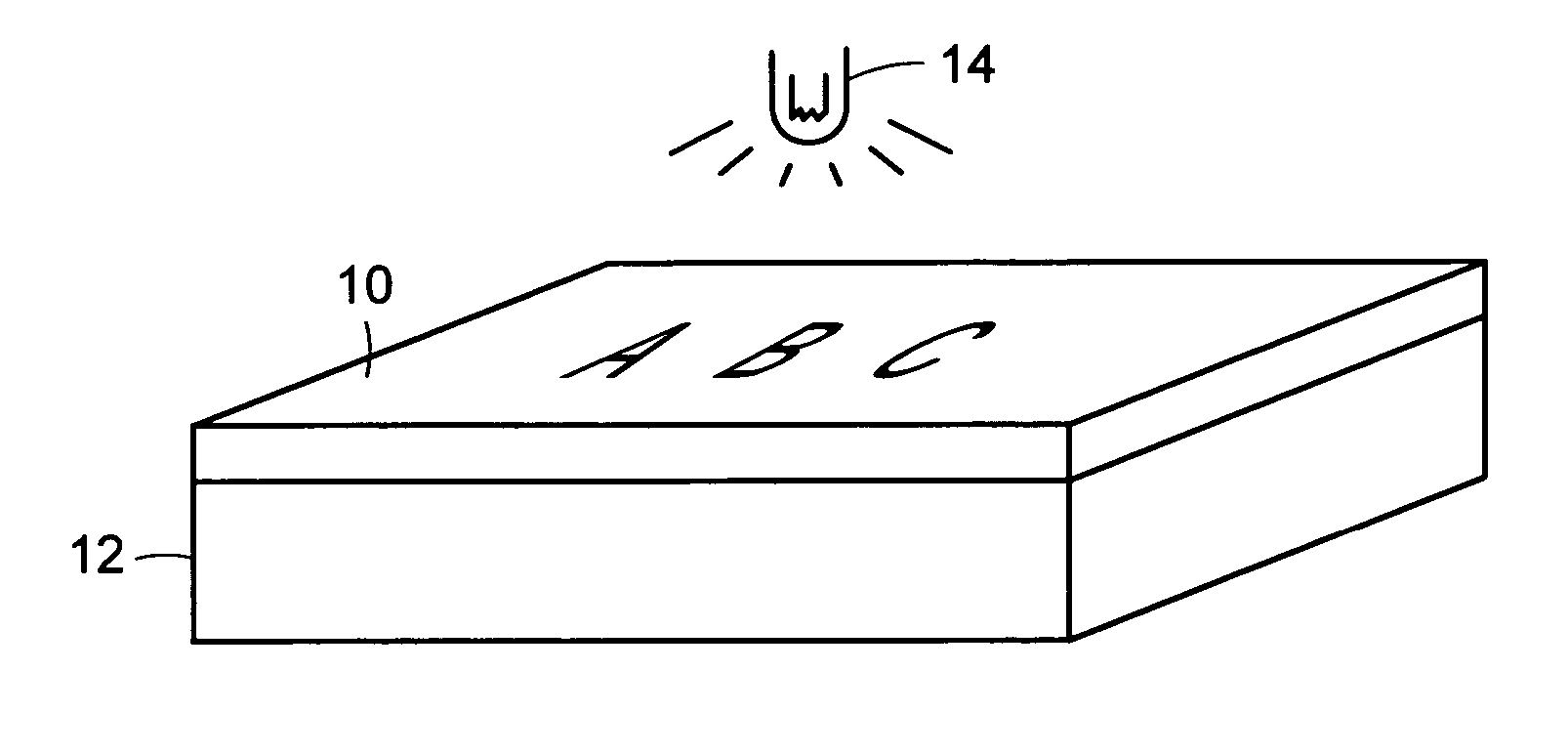 Differentially-cured materials and process for forming same