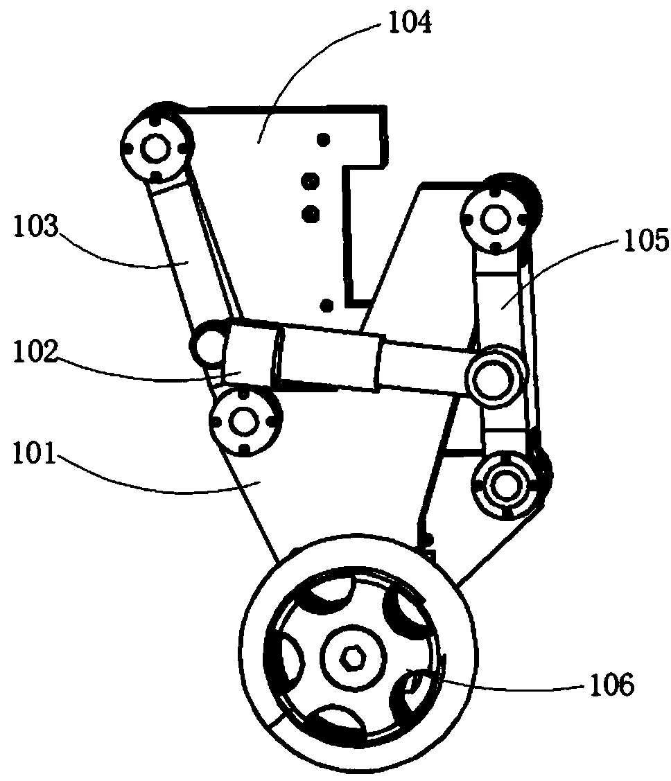 An active support obstacle avoidance device, a stair-climbing robot and a stair-climbing method