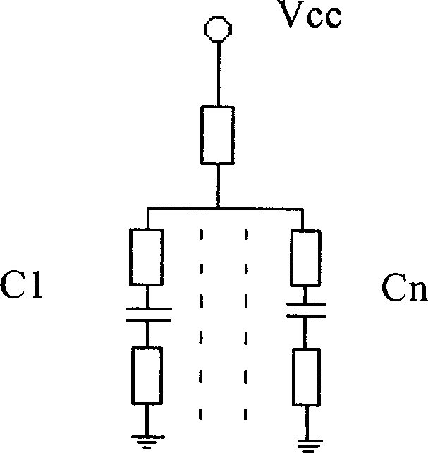 Breakdown test method for medium relative to time in high temperature constant electric field