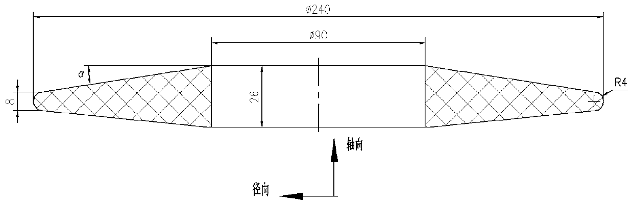 Tubular inner-hole charge structure with inner cavity partition and used for solid rocket engine, and method