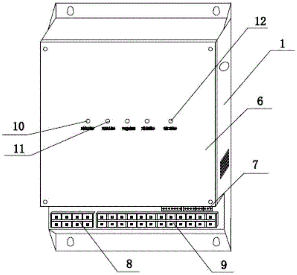 Air-cooled control device