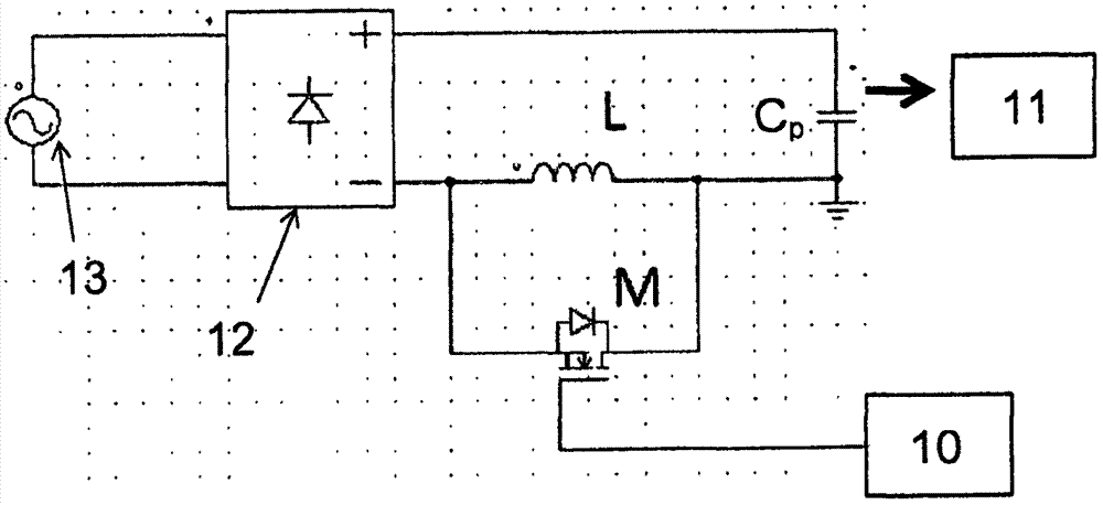 System for harmonic content correction in power electric circuit, system for electric engine control, and cooling compressor